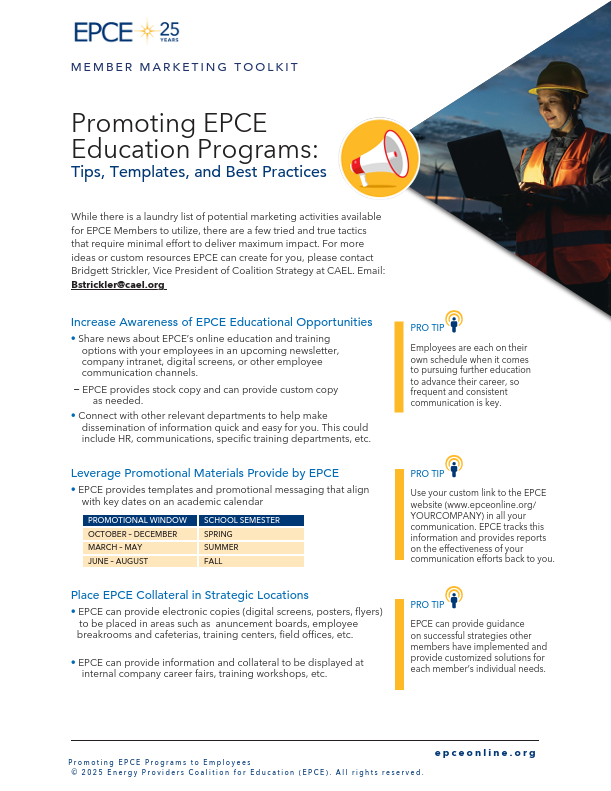 EPCE Member Marketing Toolkit